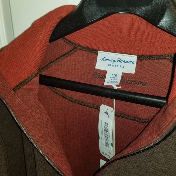 Tommy Bahama Reversible Sweater - Picture 3 of 7
